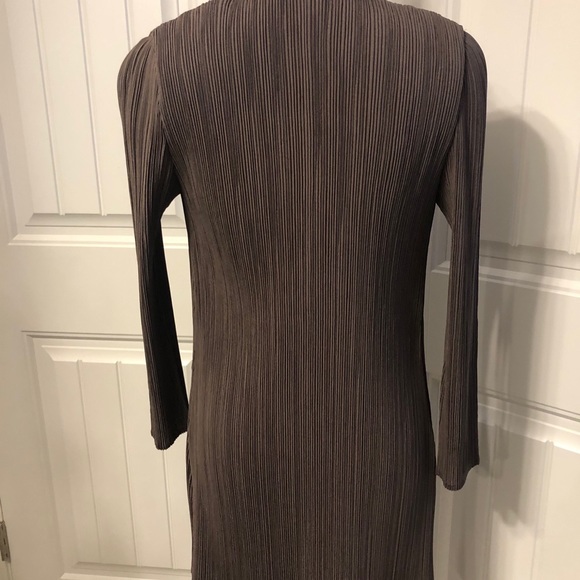 SOLD  Gray Crepe Duster Jacket - S/M - Picture 5 of 5